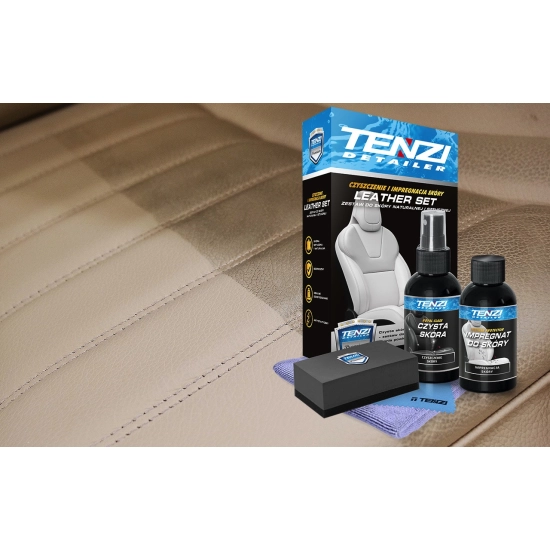 TENZI LEATHER SET Środek do czyszczenia + impregnat do skór 100ml