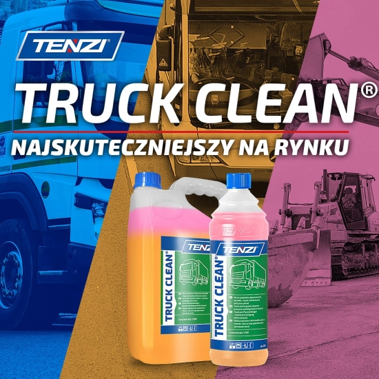 najskuteczniejsza piana do mycia ciężarówek TENZI truck clean